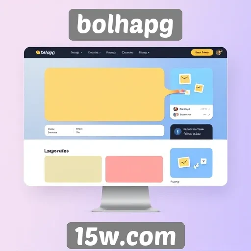 Interface do bolhapg é intuitiva e fácil de usar